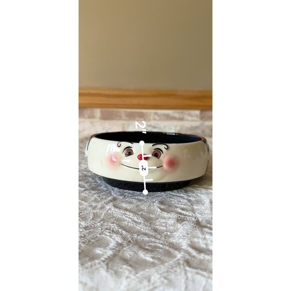 Vintage Ceramic Bumble Bee Face Bowl Deforest of CA Anthropomorphic - Picture 14 of 15